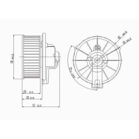 Gpd Blower Motors, 2311505 2311505